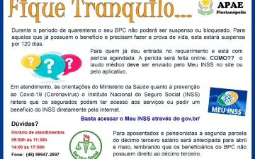 Informações Serviço Social APAE Florianópolis
