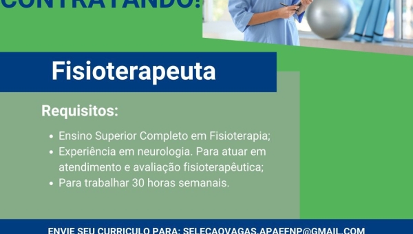 Vaga Fisioterapeuta