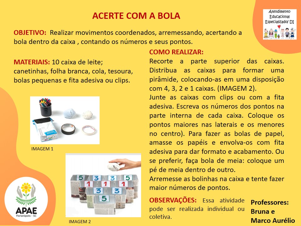 Acerte com a Bola - Atendimento Educacional Especializado