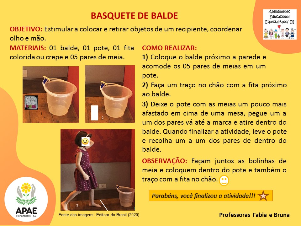 Atendimento Educacional Especializado - Basquete de Balde