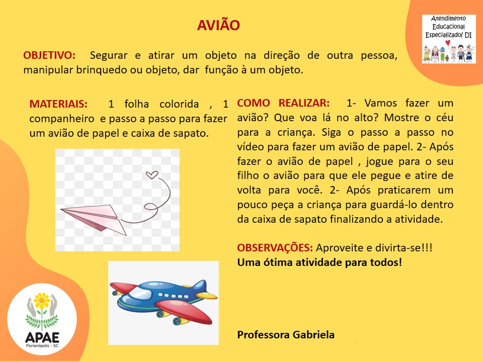 Avião - Estimulação Precoce 1