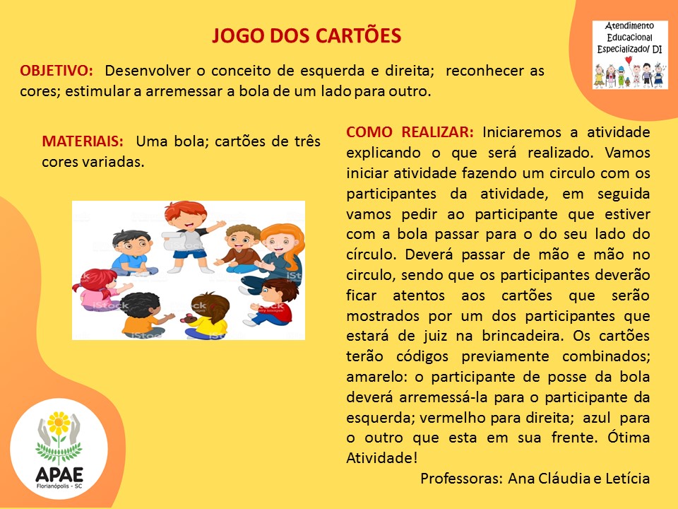 Estimulação Precoce 2 - Jogo dos Cartões