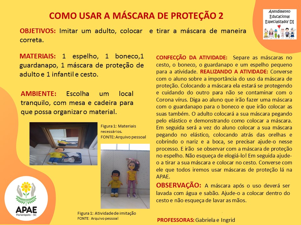 Estimulação Precoce 1 - Como  Usar a Máscara de Proteção