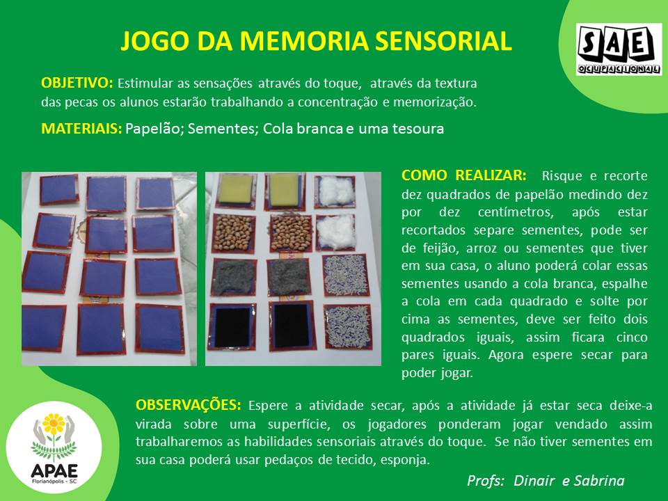 Jogo da Memoria - Toque