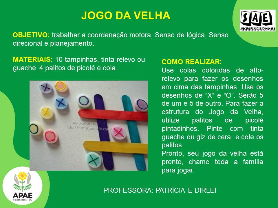 Jogo da velha silábico 